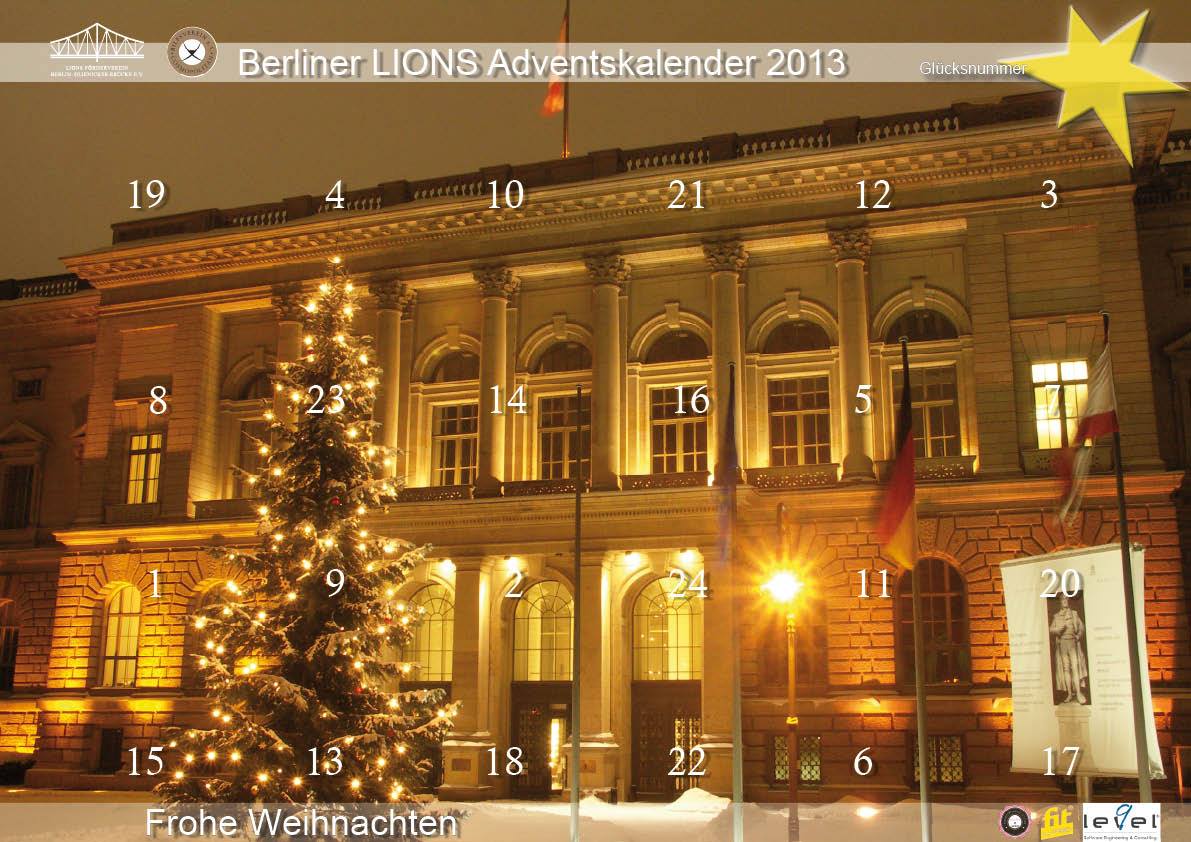 Adventkalender des Jahres 2013