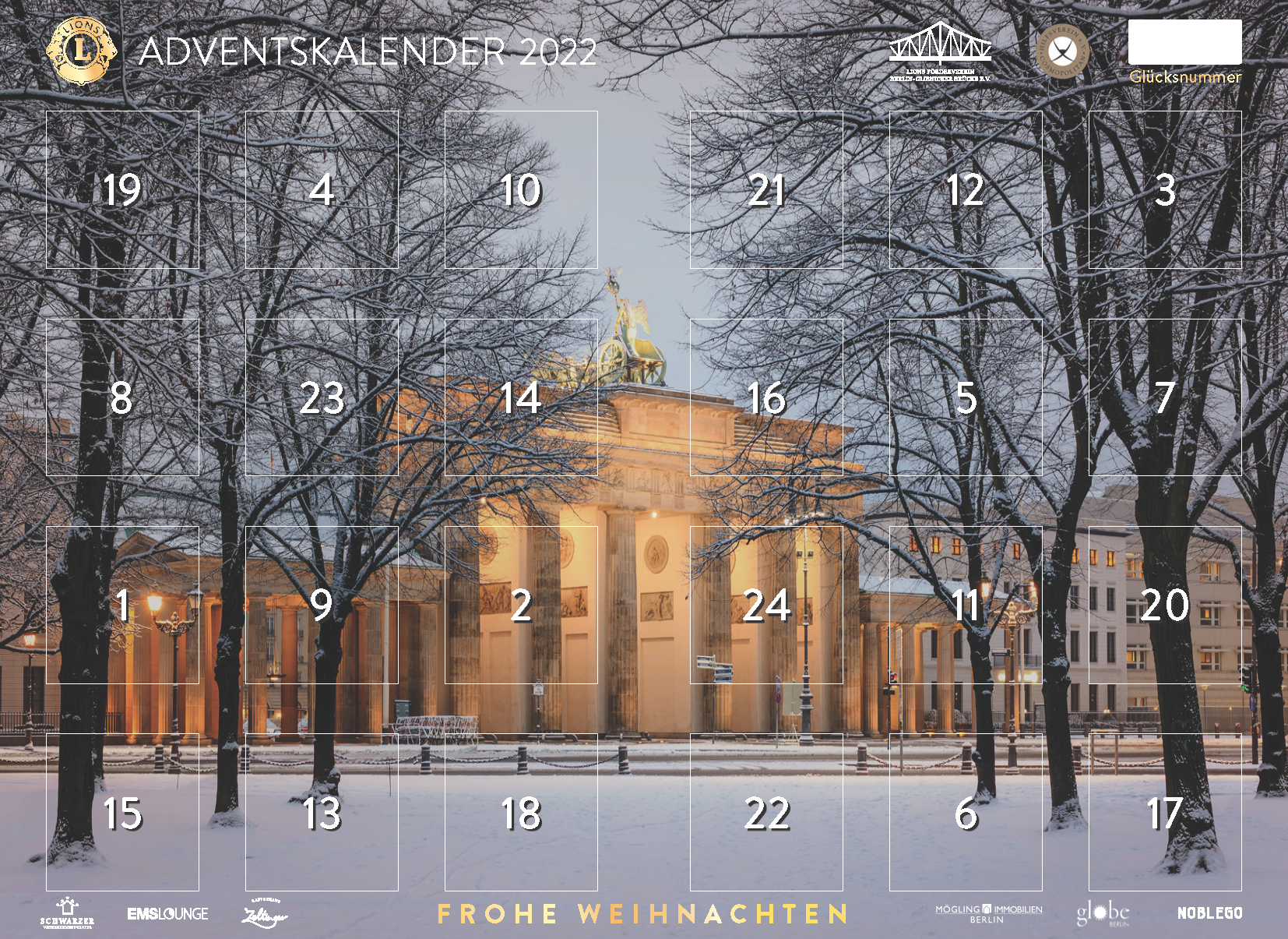 Adventskalender des Jahres 2022